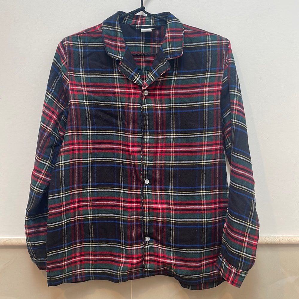 Boys pottery barn flannel pjs